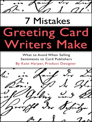 cover image of 7 Mistakes Greeting Card Writers Make
